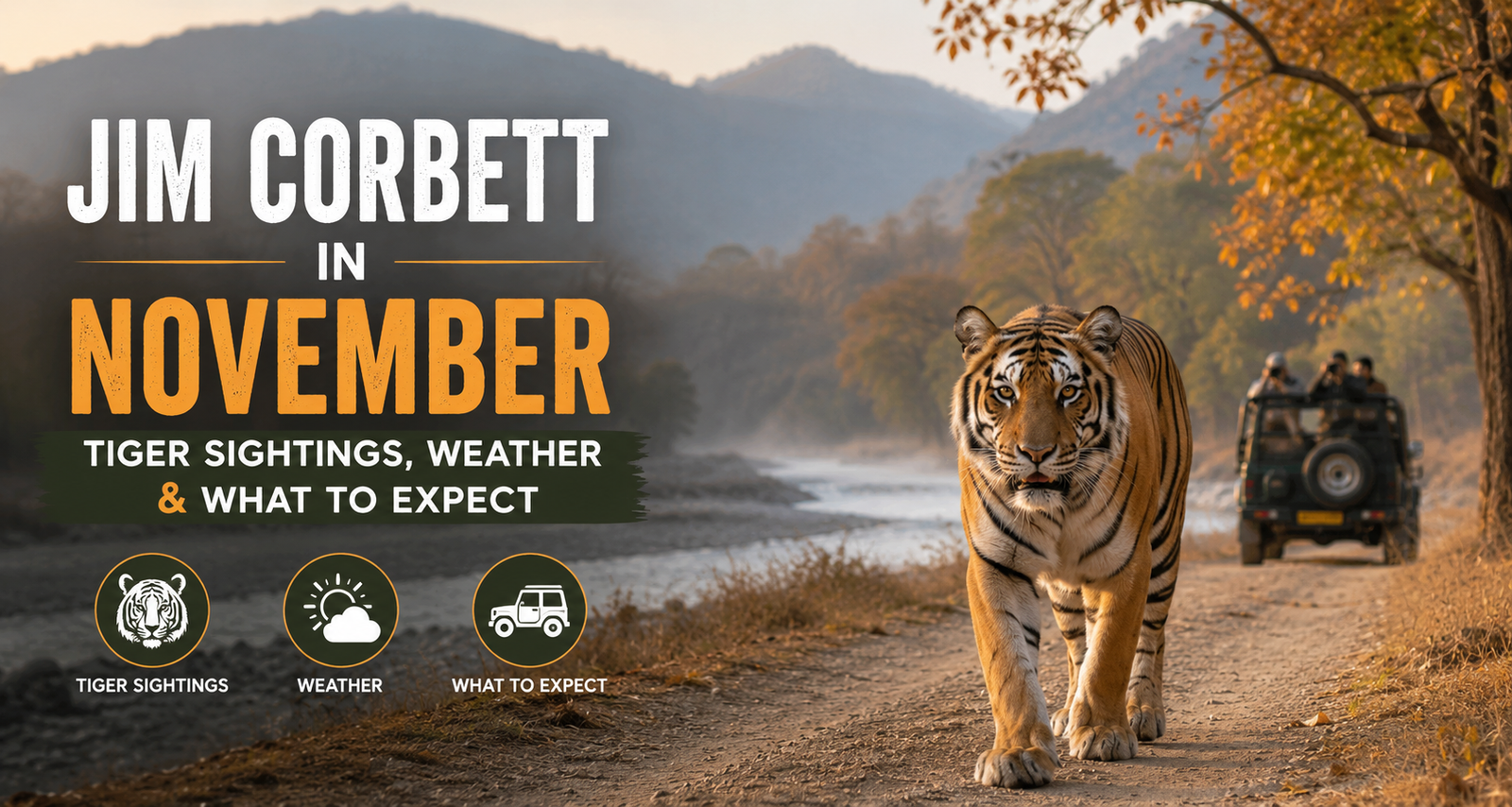 Jim Corbett in November: Tiger Sightings, Weather & What to Expect